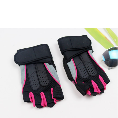 Black Fitness Gym Weight Lifting Gloves For men driving bike