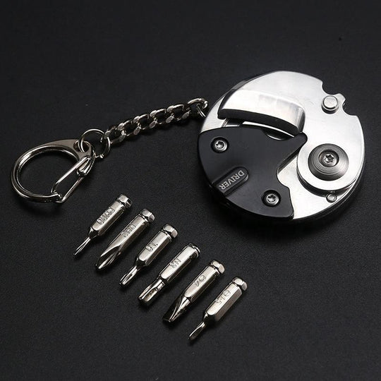 Multi-function Coin Knife Mini Pocket Key Small Edc Combination Tool Creative Edc Pocket Tools With Screwdriver