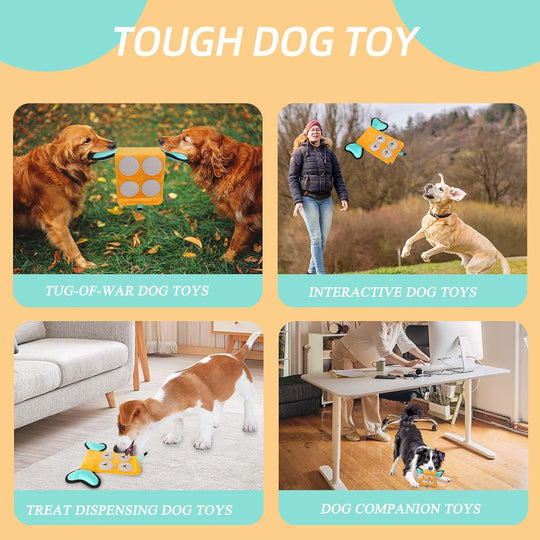 Indestructible Nylon Dog Chew Toy Tough Fetch Bone