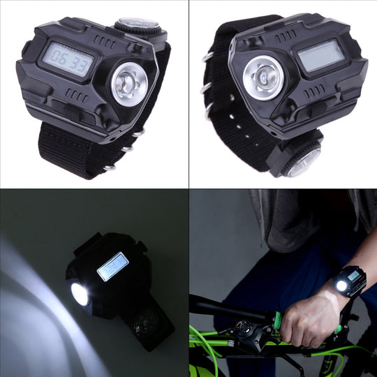 Tactical Wrist Light Flashlight Portable Rechargeable