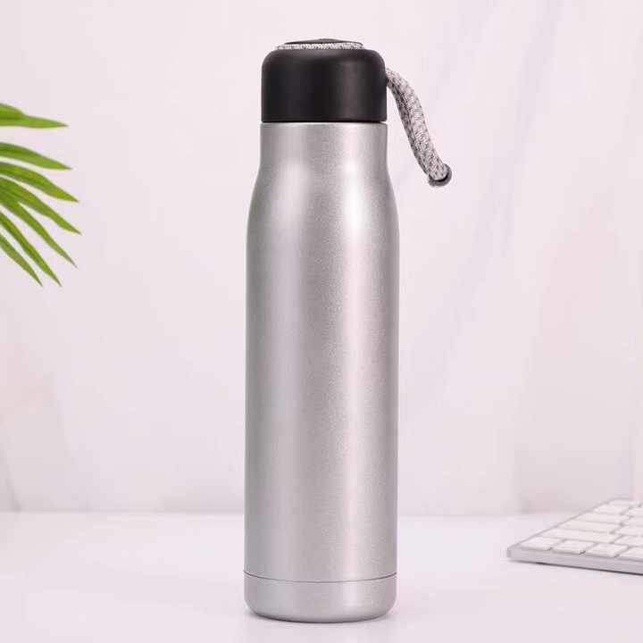 Thermal Flask Water Bottles With Lid Handle Stainless Steel Double Walled Vacuum Insulated personal use