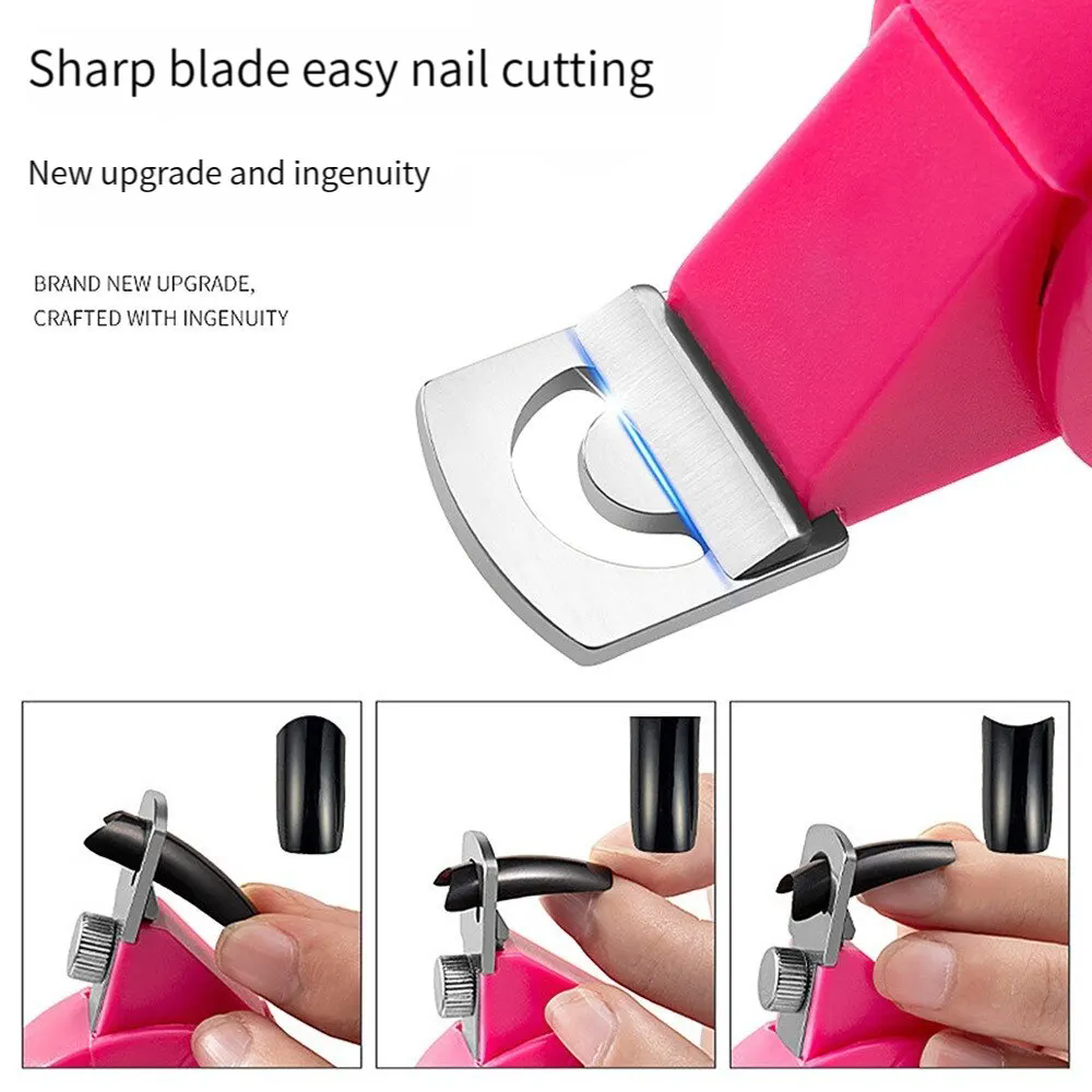 Acrylic Nail Clipper Adjustable Stainless Steel Cutter