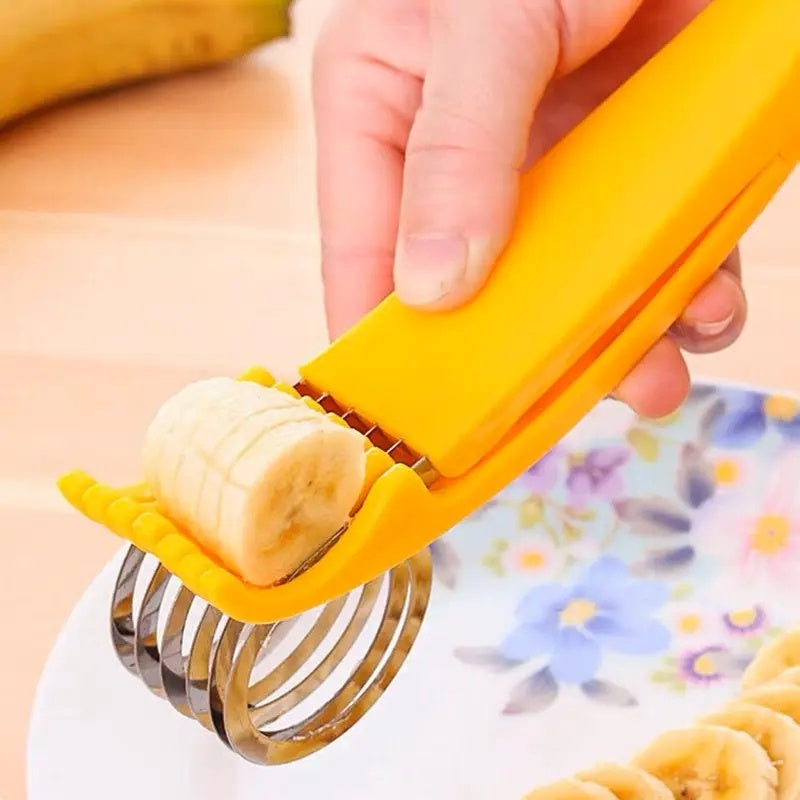 Stainless Steel Banana Chopper Fruit Cutter Cucumber Vegetable Peeler slicers