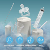 High Quality 10ml Pacifier Feeder Syringe Type Silicone Baby Medicine Pacifier Baby Feeding Set