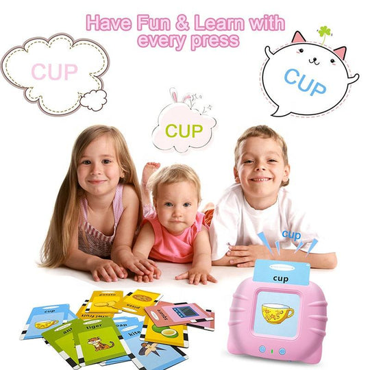 Children Learning Audible Talking Flash Cards For Kids Educational Toys