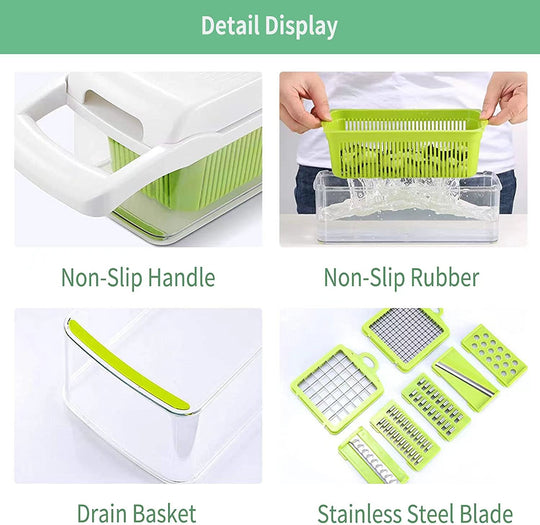 Professional Vegetable Slicer for Kitchen 12 in 1