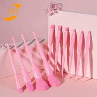 High Quality 10 pcs Candy Color Makeup Brushes Tool Set
