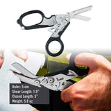 Stainless Steel 6 In 1 Tijeras Raptor Rescue Emergency Shears Scissors(Bulk 3 Sets)