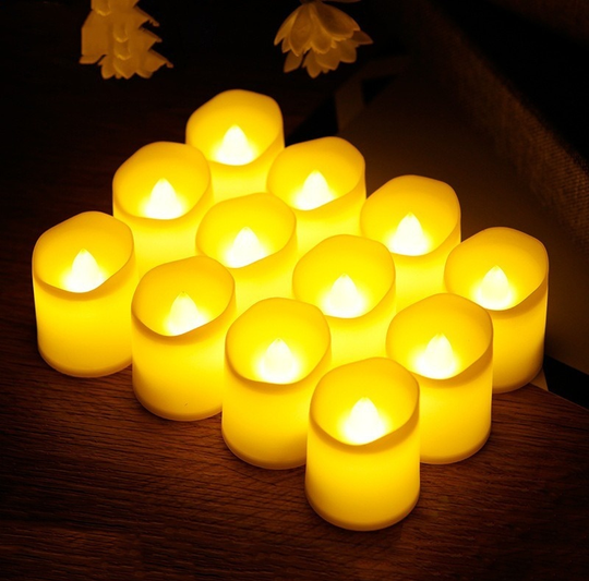 Premium Holiday floating candle lights Led Tea Candle Light Flameless Candle Lights (10 Pack)