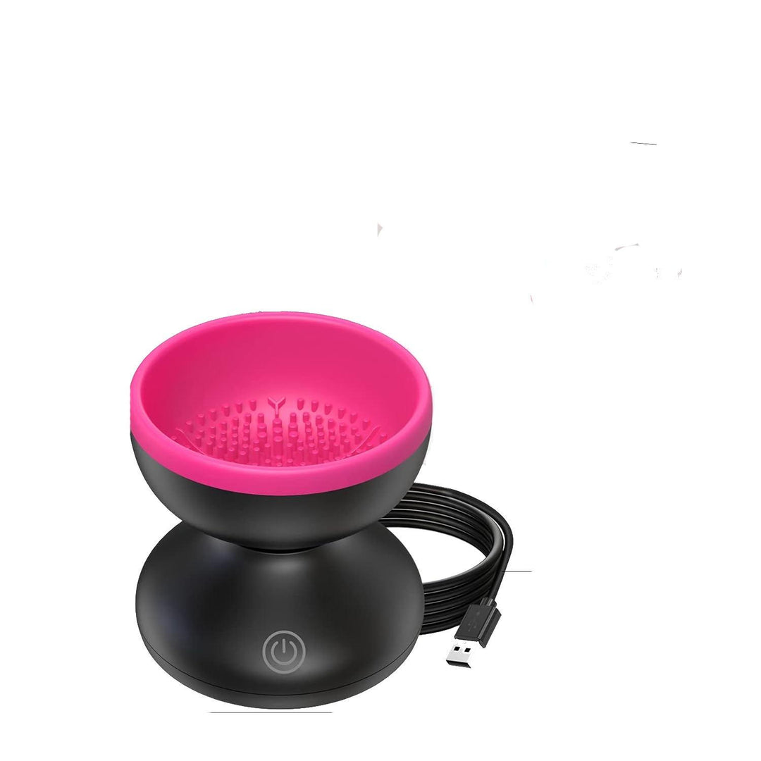 Electric Makeup Brush Cleaner Wash Makeup Brush Cleaner Machine Fit for All Size Brushes Automatic Spinner Machine, Painting Brush Cleaner