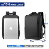 Luxury mens waterproof business Computer usb school backpack bags(Bulk 3 Sets)