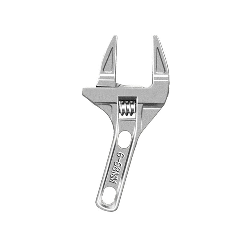 High Quality Alloy Adjustable Wide Jaw Spanner Tool Large for Bathroom Nut Openings