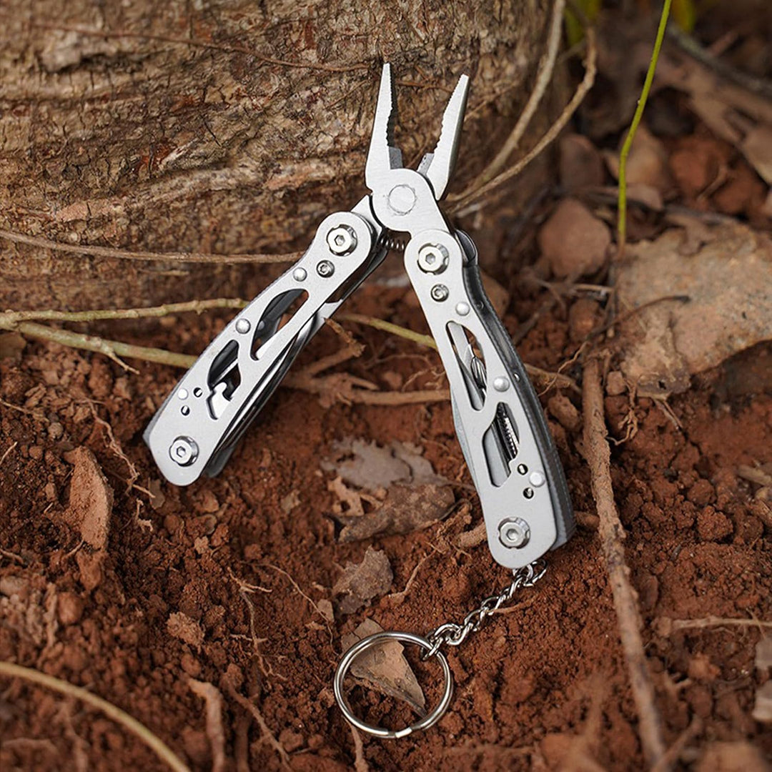 Multi-Purpose Knife Pliers Stainless Steel Folding Tool with Carbon Steel