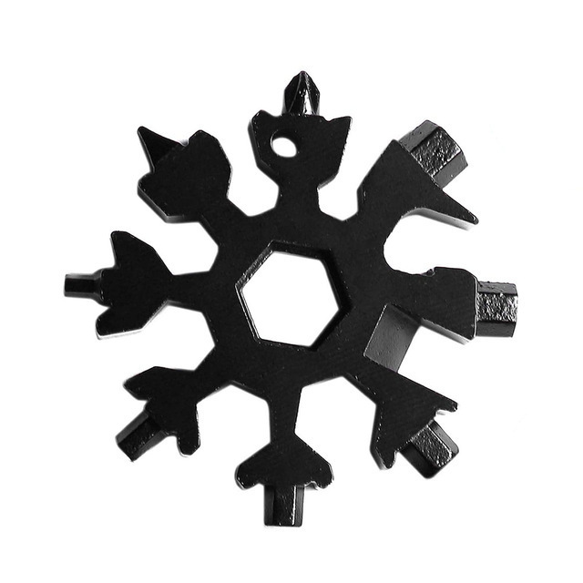 Perfect Gift Snowflake Multi Tool Stainless Steel 18-in-1(Bulk 3 Sets)