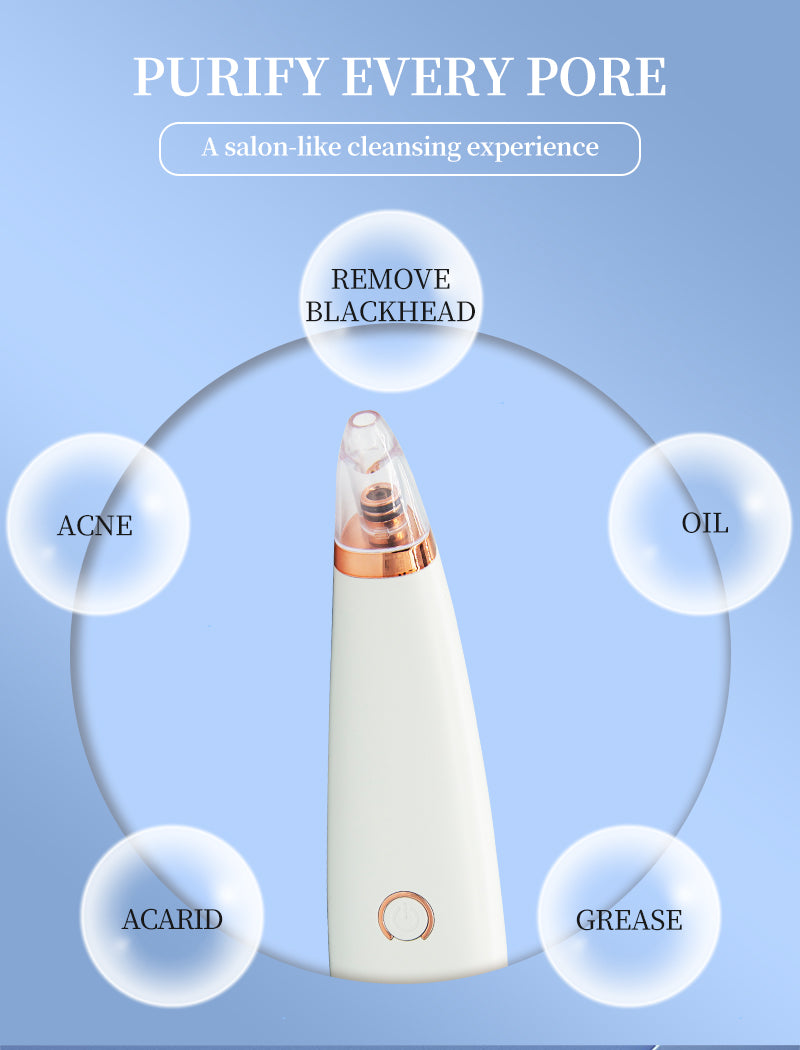 Premium Pimples Removal Deep Cleaning Tool Suction Blackhead Remover Device Electric Blackhead Remover