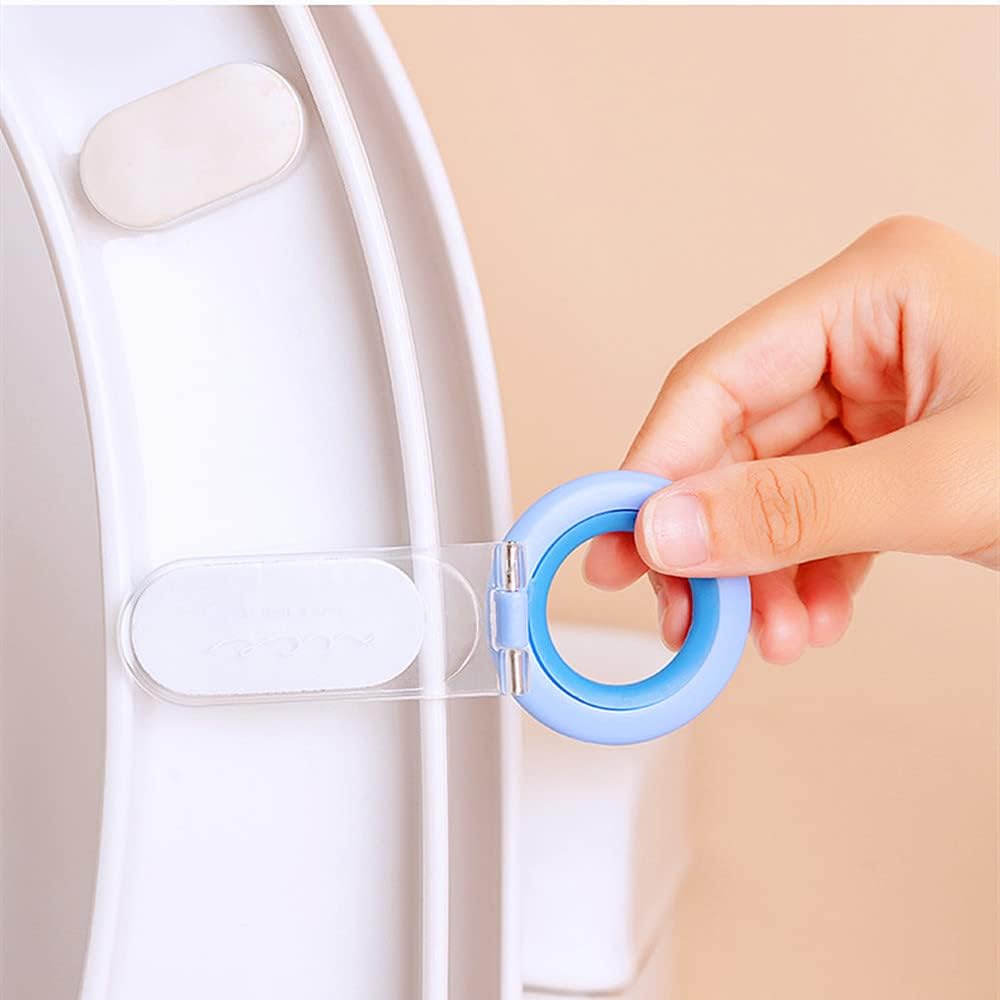 Toilet Seat Cover Lift Handle,Self-Adhesive Toilet Raiser ,Avoid Hand Touch to the the Toilet Seat and Urine ,Keep your hands Clean