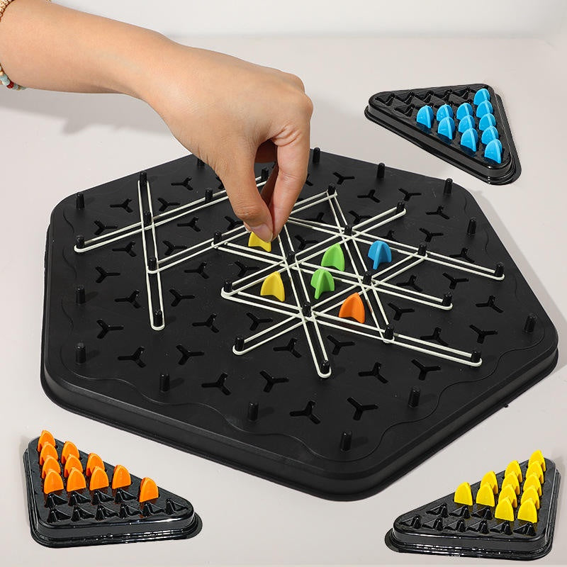 Chain Triangle Chess Educational Desktop Game for Parent-Child Interaction