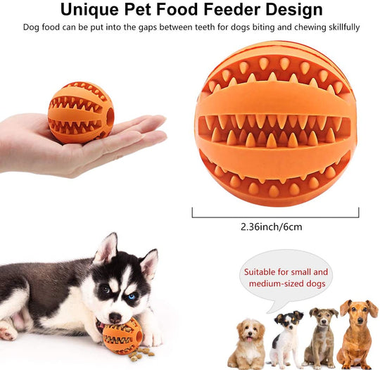 Cute Puppy Puzzle Teething Food Ball Toys(Bulk 3 Sets)