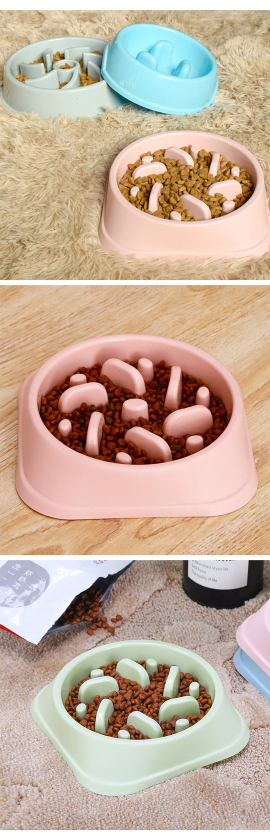 Multifunctional Dog Cat Feeders Food & Dog feeder Bowl Combo Pack - MOQ 10 Pcs