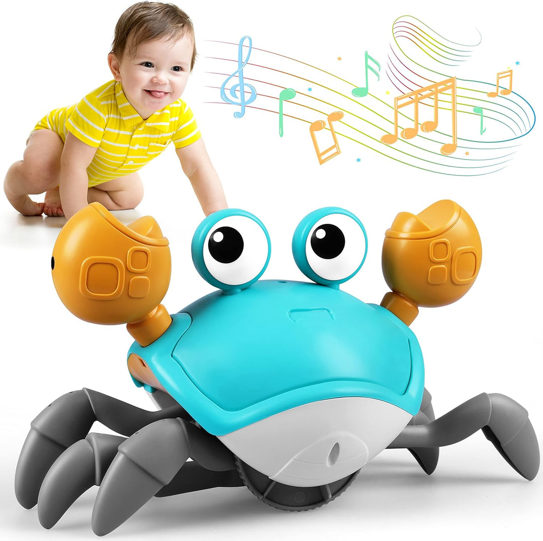 Walking Wind Up Crab Playing Game  fun Toys for kids Infant Toddler Boy Girl