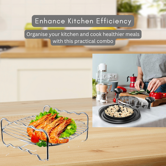 Chicken Breast and Pulled Pork Tool & Air Fryer Accessories Pack