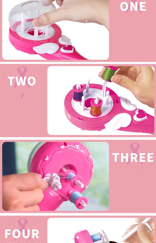 Automatic Electric Hairstyle DIY Tool for Teen Girls Salon Makeup