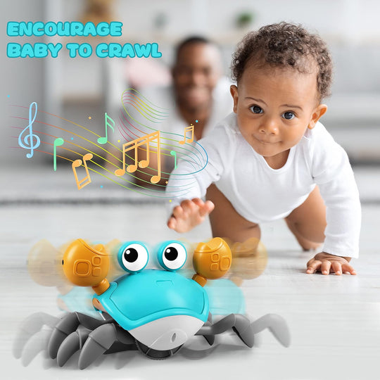 Walking Wind Up Crab Playing Game  fun Toys for kids Infant Toddler Boy Girl