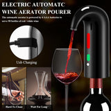 Wine Aerator Electric Wine Decanter One Touch Spout Pourer and wine preserver