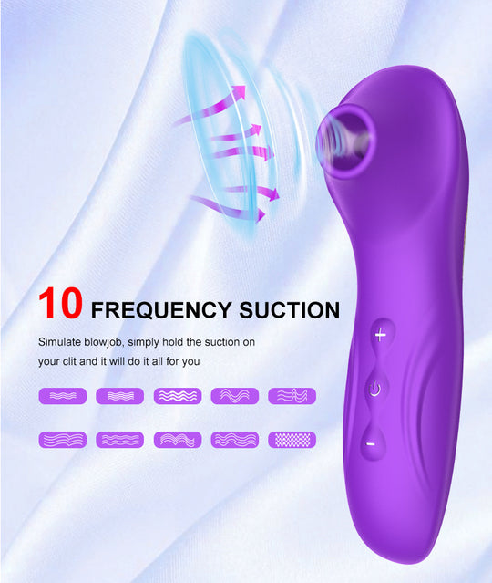 High Quality Silicone Vibrator 10 Mode Couple Vibrator