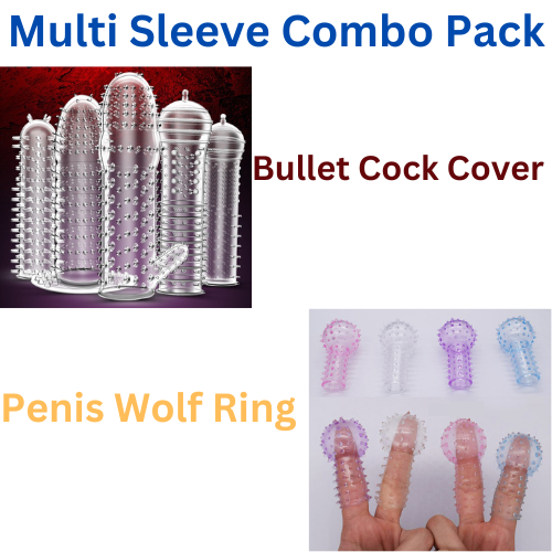 Perfect Sleeves for your big boy & Penis Wolf Ring Combo Pack - MOQ 10 Pcs
