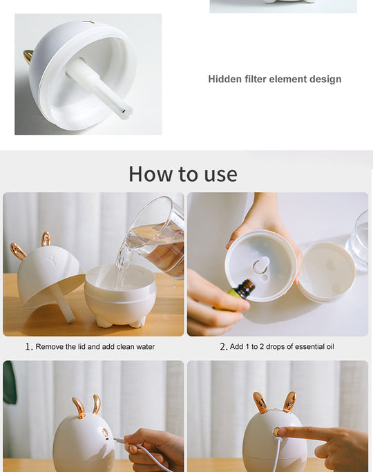 Cool Mist Maker Portable Mini Air Humidifier