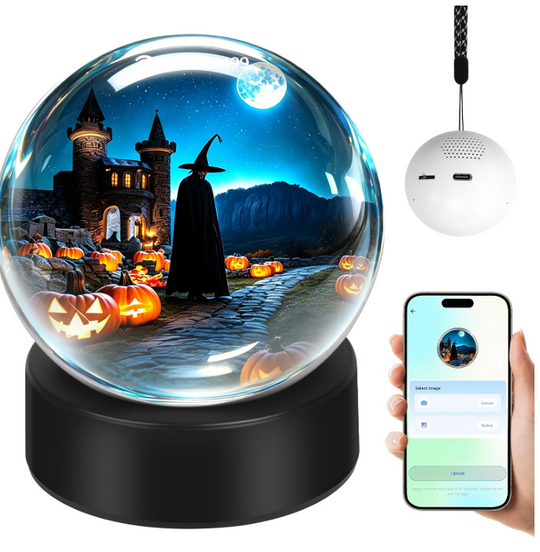Crystal Memory Sphere Video Orb with Lanyard, Rechargeable(10 Pack)