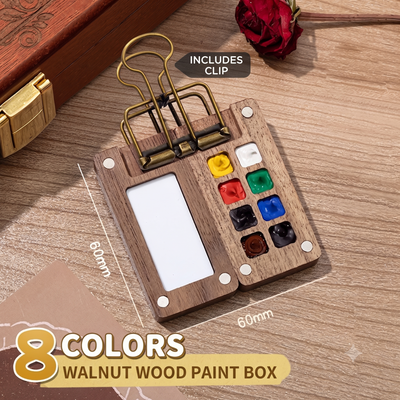 Mini Watercolor Paint Set, 12-Color Portable Travel Kit (MOQ 10 Sets)