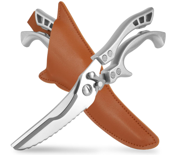 Heavy Duty Poultry Shears, Stainless Steel Kitchen Scissors (MOQ 10 Sets)
