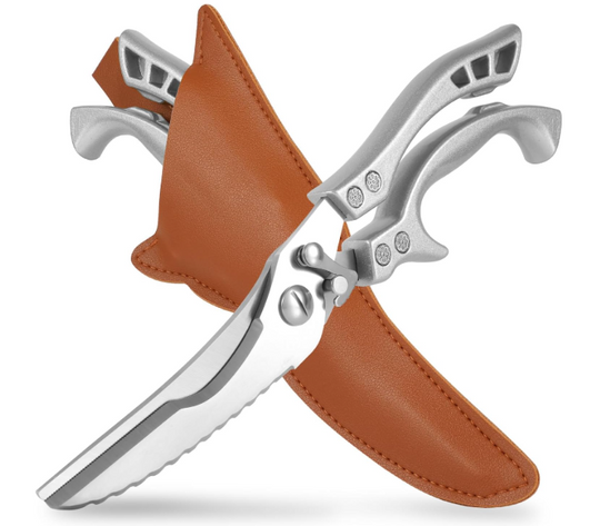 Heavy Duty Poultry Shears, Stainless Steel Kitchen Scissors (MOQ 10 Sets)
