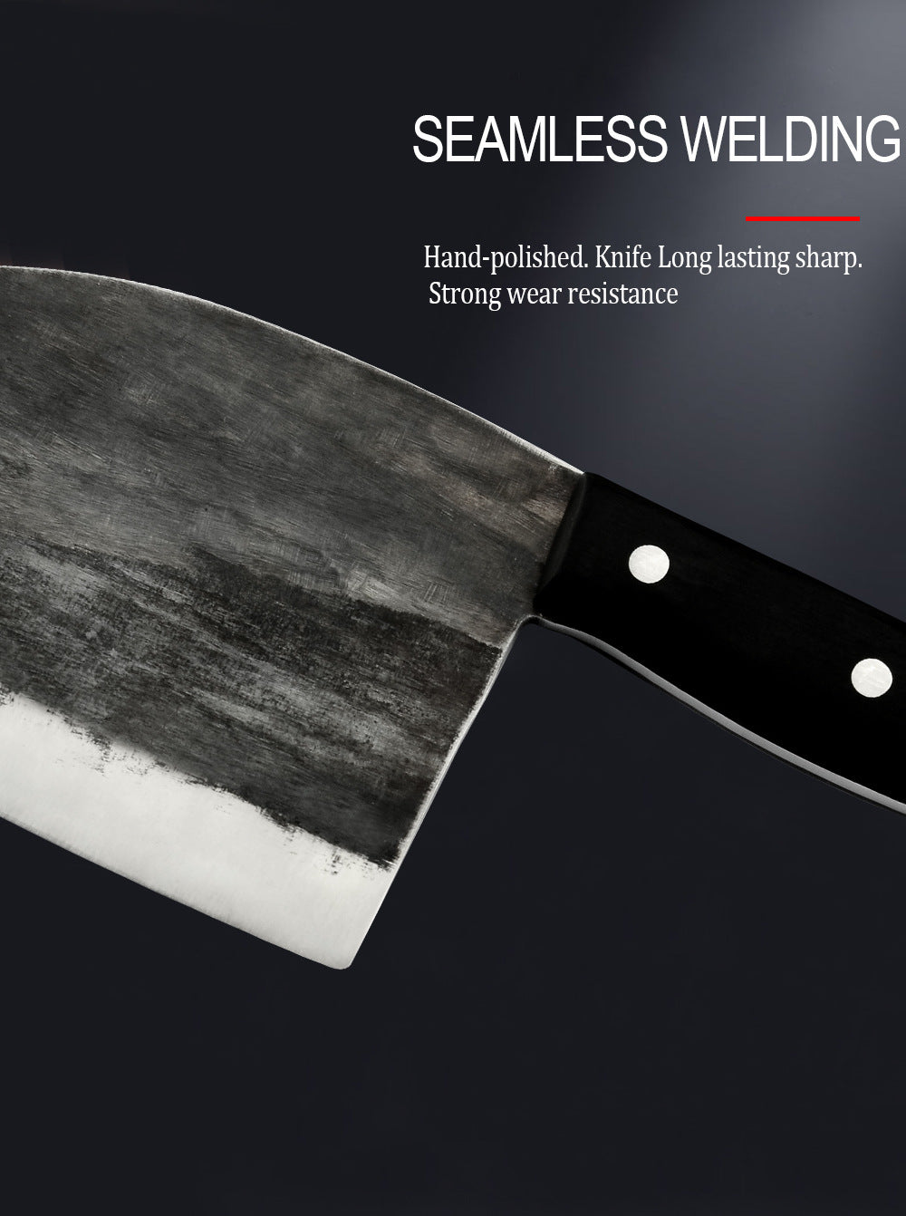 Serbian Chef Knife Full Tang Kitchen Butcher (MOQ 10 Sets)