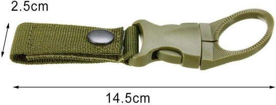 Outdoor Hiking Portable Nylon Buckle Hook Hanging Buckle Mineral Water Bottle Clip