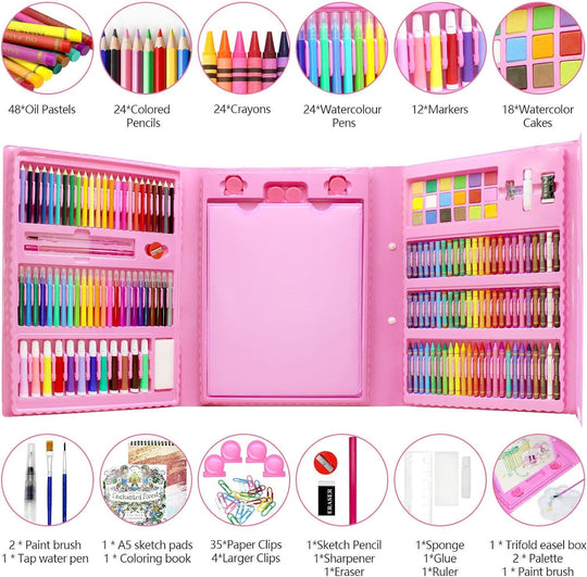 Drawing Art kit Paint Brush Set Children Daily Entertainment Toy DIY stationery set