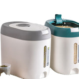 Stylish Large Food Storage Containers with Lids and Airtight Rice Dispenser, Airtight Kitchen & Pantry Food Storage for Kitchen Organization Airtight for Flour, Pet Food, Rice & Baking Supply(Bulk 3 Sets)