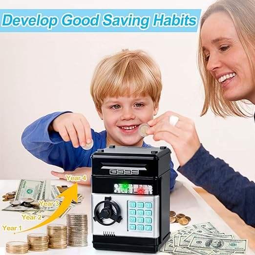 Best Gift Piggy Bank Electronic Mini ATM for Kids(Bulk 3 Sets)