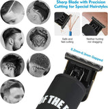 Professional Edgers Clippers Hair Liners for Men Edge Up Clippers T Blade Trimmer Lineup Precision Hairline (10 Pack)