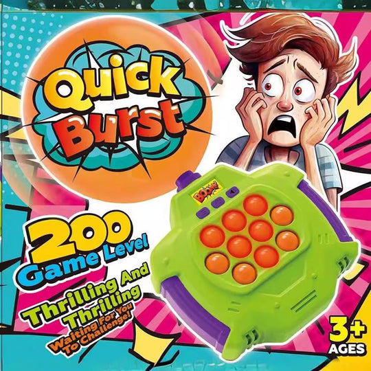 Quick Push Pop Game Light up Fidget Toys for Kids and Adults