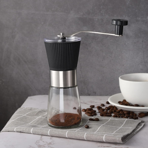 Hand Grinder Coffee Mill with Adjustable Conical Ceramic Burr for Aeropress, Espresso, Filter, French Press, Coffee Beans Grinder