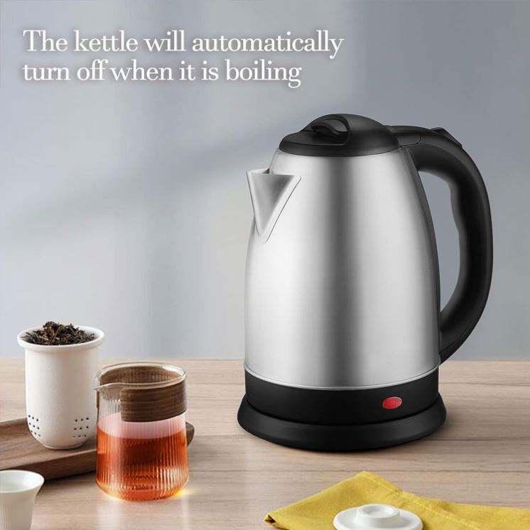 Electric Kettle 2L Hot Water Kettle Stainless Fast Boil for Beverages