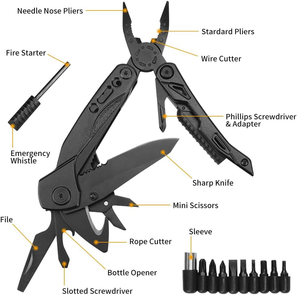 Camping Accessories Multi Tool Gadgets (10 pack)