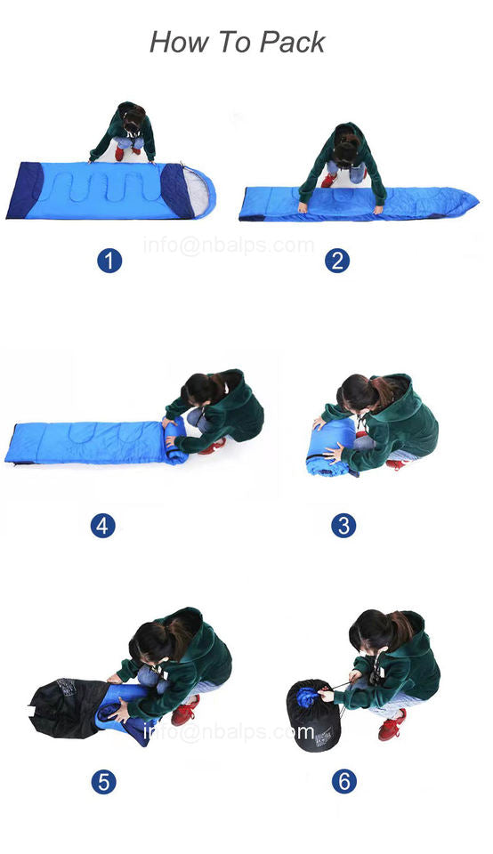 Sleeping Bags for Adults Teens Kids with Compression Sack Portable and Lightweight