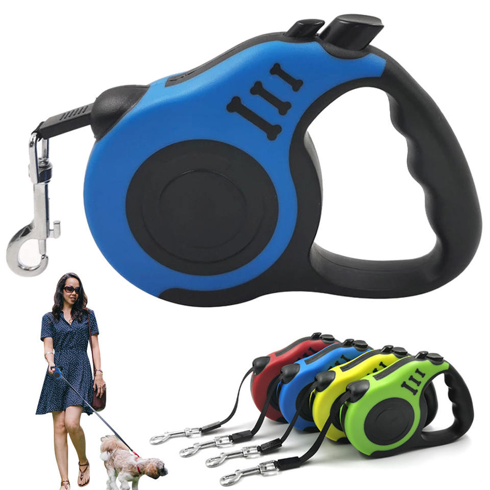 Automatic Telescopic Tractor Retractable Dog & Dog Adjustable Belt Combo Pack