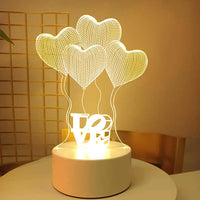 3D Illusion Lamp Color Changing with Remote Control Room Decor Gifts(Bulk 3 Sets)
