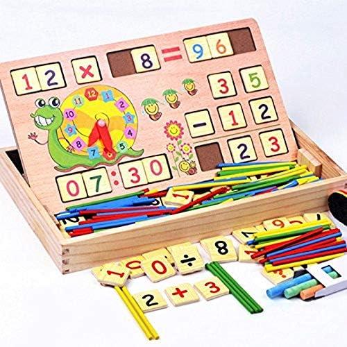 Montessori Baby Math Teaching Aids Multifunctional Math Operation and Drawing Box Learning Preschool Early Childhood Educational Toys(Bulk 3 Sets)