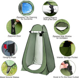 Privacy Tent Portable Changing Room Shower Tent for Camping Privacy Shelters Outdoor Camp Toilet Foldable Sun Shelter Rain Shelter with Carry Bag for Camping Hiking Picnic Fishing Beach(10 Pack)